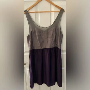 Gray and Purple American Eagle Dress Size 16